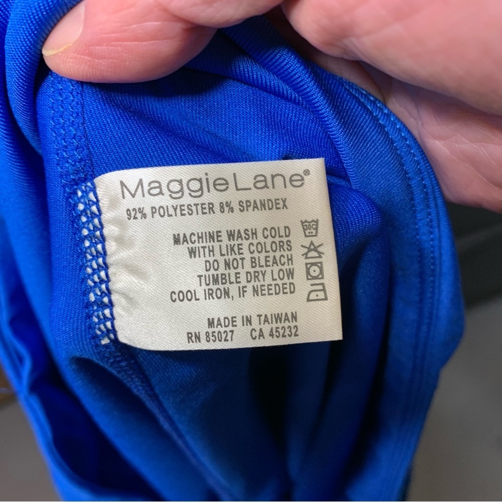 Maggie Lane Royal Blue Skort Skirt Shorts Sz XL Stretch Active Wear Golf Tennis - Picture 7 of 12